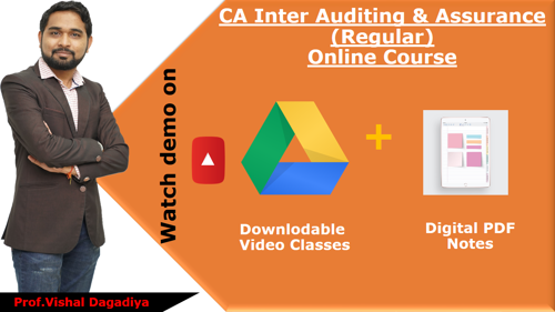 Picture of CA Inter Auditing & Assurance (Google Drive + Digital Notes)