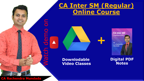 Picture of CA Inter SM  (Google Drive + Digital Notes)